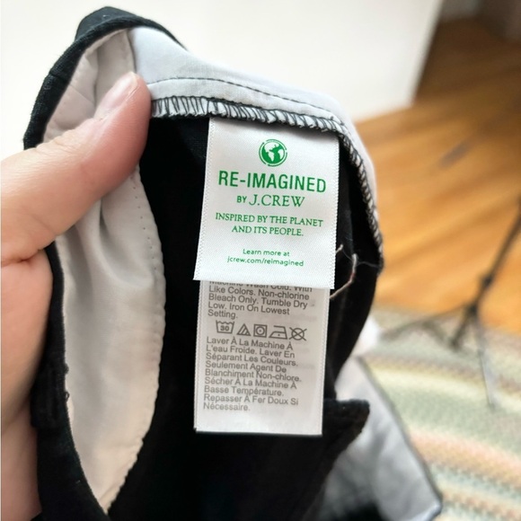 J crew linen cotton scallop shorts size 6 black - Picture 7 of 9